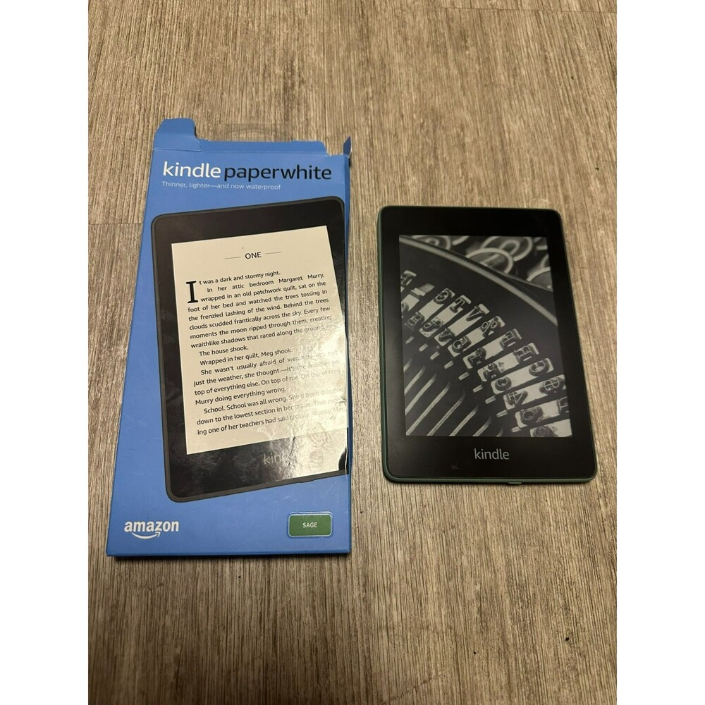 Amazon Kindle Paperwhite (10th Generation) 32GB, Wi-Fi, 6in - Sage
